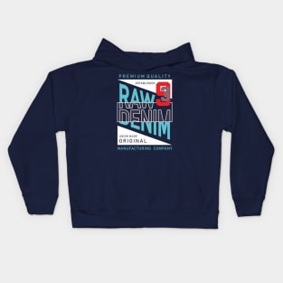 Raw Denim Kids Hoodie